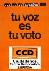 CCD CIUDADANOS CENTRO DEMOCRATICO LORCA