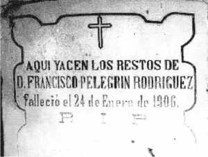 LAPIDA PANTEON SAN CLEMENTE