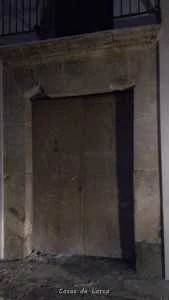CASA DE LOS CALDERONES PUERTA ANTES TERREMOTO