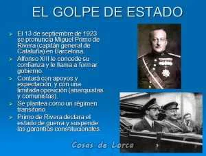 PRIMO DE RIVERA 1923 SOMATEN