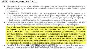 COMEDOR SOCIAL Y PARCELAS DE AUTOCULTIVO