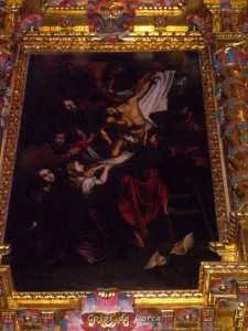 RETABLO SANTISIMA VIRGEN DE LOS DOLORES DETALLE