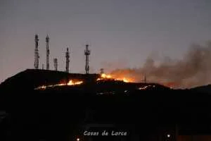 INCENDIO CASTILLO LORCA