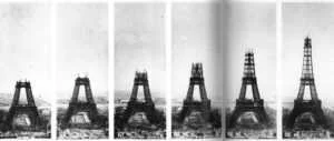 Fases construcción Torre Eiffel