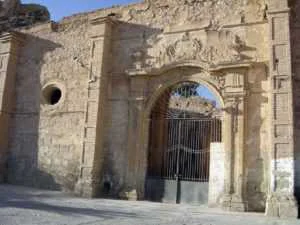 FACHADA IGLESIA SANTA MARIA QUEMADA EN LA GUERRA CIVIL