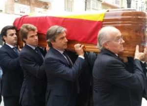 ENTIERRO JOSE MANUEL CLAVER PRESIDENTE CHS