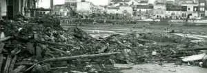 PUERTO LUMBRERAS DESPUES DE LA RIADA DE 1973