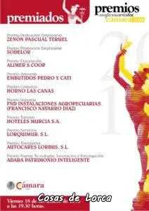 PREMIOS MERCURIO DE LA CAMARA DE COMERCIO 2016