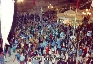 Fiesta en Plaza de España