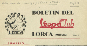 EL CLUB DE LA VESPA EN LORCA COSAS DE LORCA - CLUB DE LA VESPA