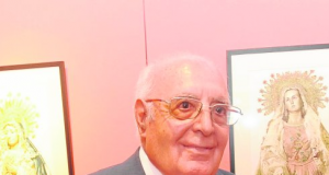 El pintor Francisco Salinas Correas dona 7.432 euros a la Mesa Solidaria resultado de una exposición benéfica