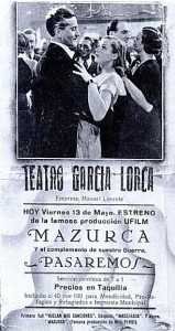 TEATRO GARCIA LORCA 1936