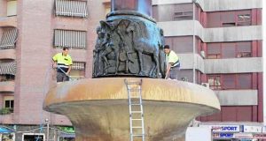 ‘Deshollino’ de la fuente del Óvalo y varias de hoy