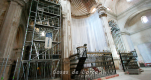 Descubiertas pinturas ocultas en los muros de la capilla del Alcázar en la Colegiata
