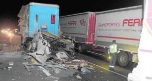 Muere un camionero en un choque en la A-91