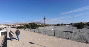 El Huerto de la Rueda se prepara para acoger el recinto provisional de ferias