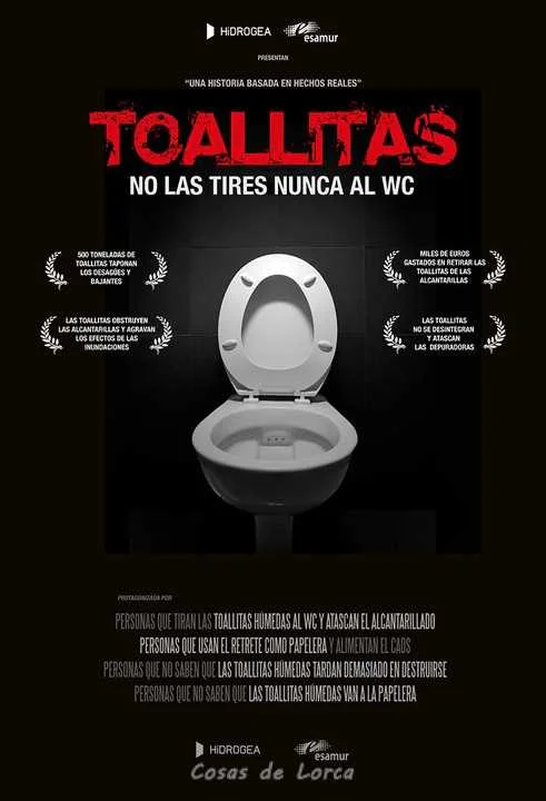 CAMPAÑA PARA NO TIRAR TOALLITAS AL WC