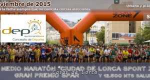 Casi mil personas correrán este domingo por la mañana en la XXVIII Media Maratón Ciudad de Lorca y los 12.500 metros saludables