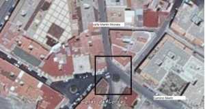 El Ayuntamiento de Lorca inicia las obras para hacer una glorieta en la intersección del Camino Marín con Martín Morata y Calle de la Seda