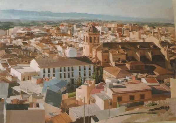 El pintor lorquino Salvador Caro expone sus últimas obras en el Huerto Ruano 42