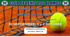 El torneo de tenis «Feria de Lorca», uno de los grandes atractivos de los próximos Juegos Deportivos del Guadalentín