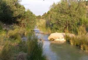 Río Luchena en el municipio de Lorca