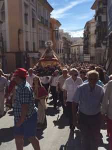 Lorca acompaña multitudinariamente a la Patrona