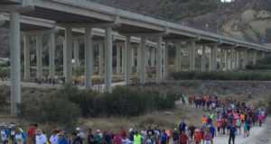 Unas 450 personas participaron en la ruta senderista al Cejo