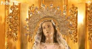 Los Blancos celebran 19 años de la coronación de la Virgen de la Amargura