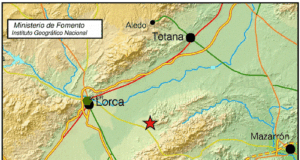 Terremoto leve en Lorca de madrugada