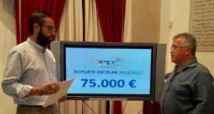 La Concejalía de Deportes invierte 75.000 euros en el programa de deporte escolar para fomentar la práctica deportiva.