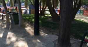 El parque infantil Pediatra Pallarés Cachá será mejorado este año. Trabajos de fumigación en varios parques y jardines.