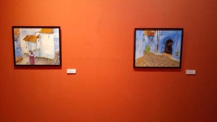 La exposición 'Luz y color de Marruecos' de Guillermina Sanchez Oró fué inaugurada ayer en el Huerto Ruano. 15