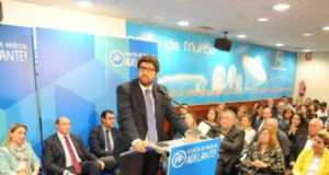 El lorquino Fernando López Miras designado por el PP como candidato a la presidencia de la CARM.