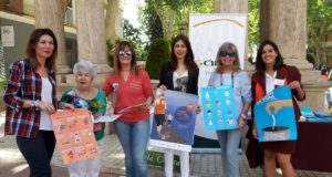 Lorca conmemora el Día Mundial Sin Tabaco con una mesa informativa en la Alameda de la Constitución.