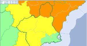 AEMET amplia la alerta amarilla y naranja por tormentas hasta hoy 5 a las 00.00h
