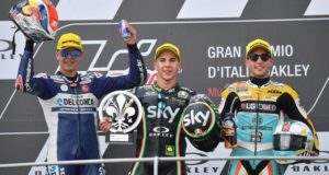 El lorquino Juanfran Guevara consigue su primer podio en Moto 3.