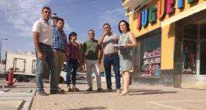 Avanzan las obras de renovación de calles y espacios urbanos adyacentes a Juan Carlos I de Lorca con una inversión de 544.000 euros.