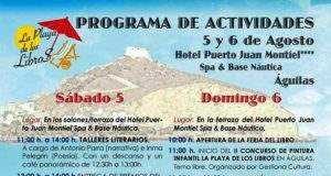 «LA PLAYA DE LOS LIBROS», ÁGUILAS: 5 Y 6 DE AGOSTO