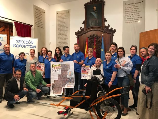 La Plaza de España de Lorca acogerá el sábado 21 de abril el I Campeonato de España de Joëlette, organizado por APAT Lorca