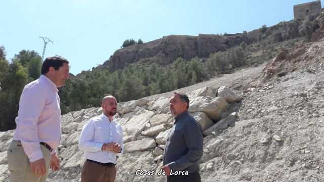 acceso al Castillo de Lorca