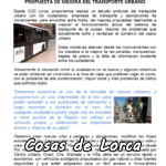 mejorar el transporte urbano