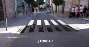 PROPUESTA PASO PEATONES 3D en LOPE GISBERT LORCA