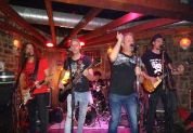 Los lorquinos Debaho Band estrenan su nuevo disco "Hijos del rock and roll" en la Sala Revólver de Murcia. 1