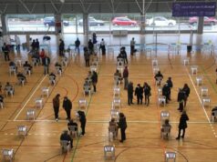 Salud Pública de Murcia vacunará este próximo martes en el Complejo Deportivo Felipe VI de #Lorca a las personas nacidas en los años 1956, 1957 y 1958