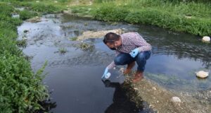 IU-Verdes Lorca intensifica su acción frente la «sopa tóxica» en que las Administraciones han consentido que se convierta el río Vélez