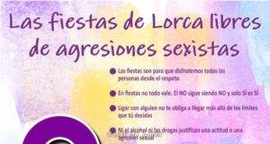 El Ayuntamiento de Lorca pone en marcha una campaña de prevención y sensibilización contra la violencia sexual coincidiendo con la celebración de la Semana Santa 2022. Igualdad