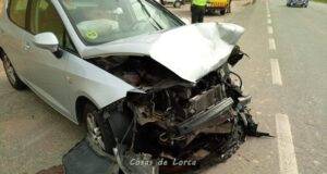 Dos mujeres heridas en un accidente de tráfico en la pedanía lorquina de Purias