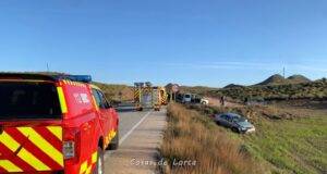 Dos heridos en un accidente de tráfico en la carretera de Caravaca