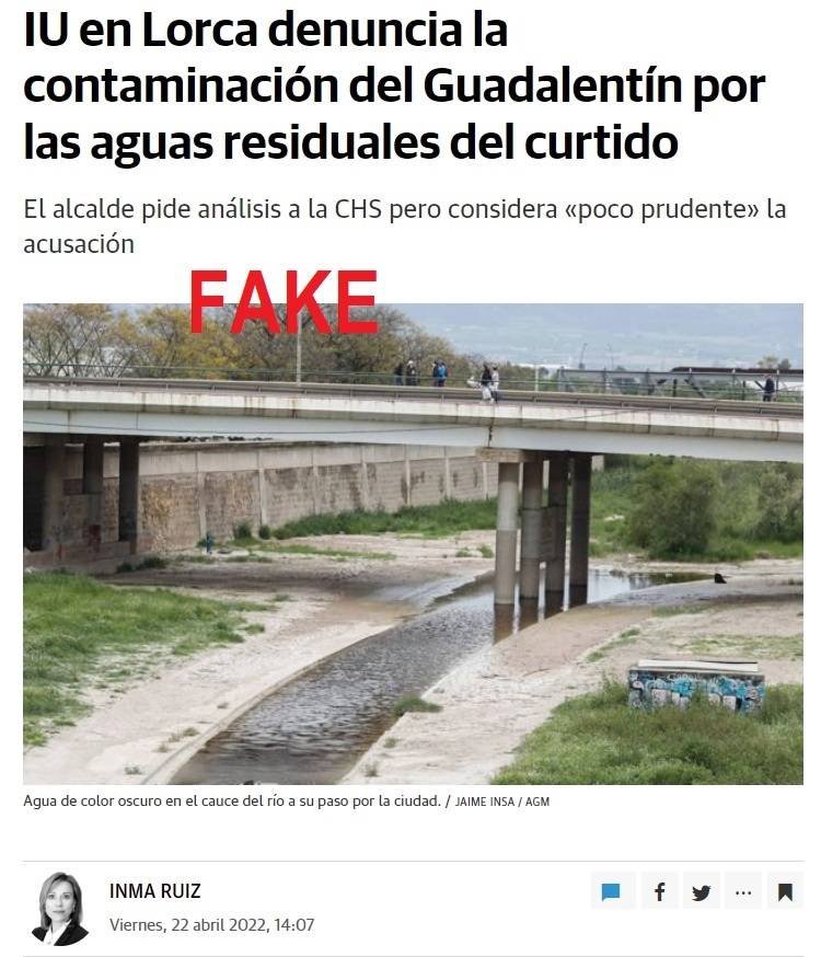 Los resultados de los análisis del agua del cauce del río Guadalentín revelan que los parámetros de calidad son los habituales desmintiendo la acusación de posible delito ecológico del responsable de IU que culpó a los curtidos. 9